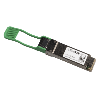 MikroTik XQ+31LC02D 100G QSFP28 LR4 2km SMF Dual LC