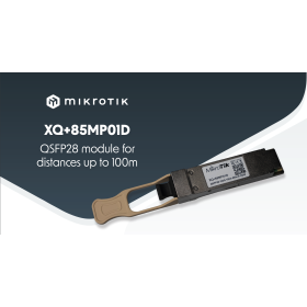 MikroTik XQ+85MP01D 100G QSFP28 SR4 850nm MPO 100m