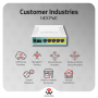 MikroTik RB960PGS hEX PoE-5 Port GbE 4x PoE-Out SFP Outdoor Router