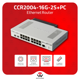 CCR2004-16G-2S+PC MikroTik CCR2004-16G-2S+PC | Silent High-Performance Router