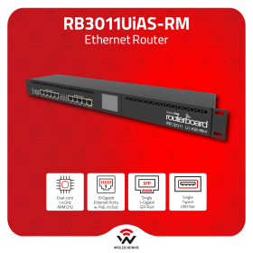 RB3011UiAS-RM MikroTik RB3011UiAS-RM Multi-port Router