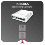 MikroTik RB260GS 5-Port GbE SFP SwOS Desktop Smart Switch Plastic Case