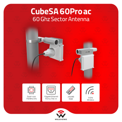 MikroTik CubeSA 60Pro ac 60GHz Sector AP PtMP 800m