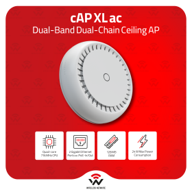 MikroTik cAP XL ac Dual-Band Ceiling AP AC1200 PoE