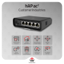 MikroTik hAP ac² Dual-Band AC1200 Wi-Fi 5 Router