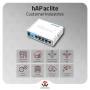 hAP ac lite: Dual-Band AP with 5 Ports, PoE-Out & USB