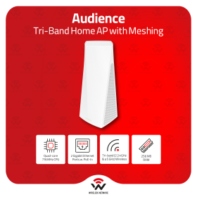 Audience Audience: Tri-Band Wi-Fi 6 Mesh Router for Whole-Home Coverage