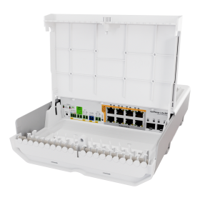 MikroTik netPower Lite 8P PoE Switch Built-in UPS