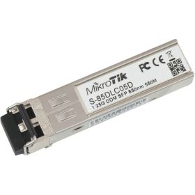 MikroTik S-85DLC05D 1.25G SFP MM 550m 850nm DDM Dual LC Module