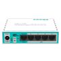 MikroTik RB750r2 hEX Lite 5-Port 10/100 MPLS Router Passive PoE-IN